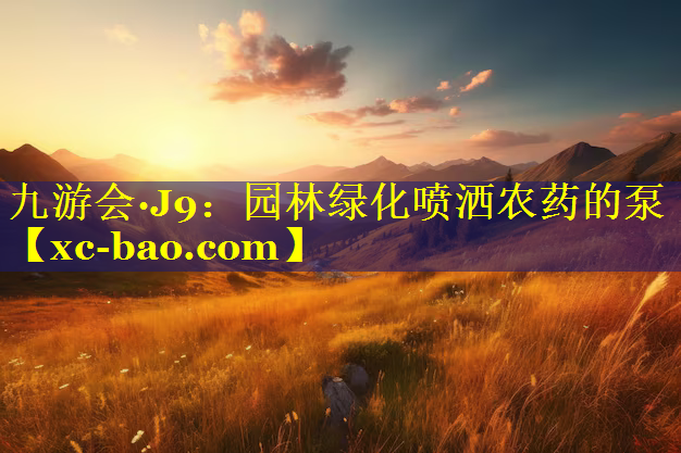 园林绿化喷洒农药的泵