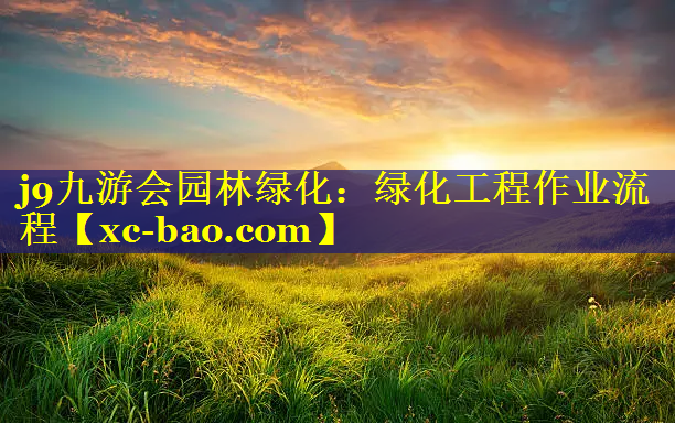 绿化工程作业流程