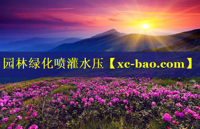 园林绿化喷灌水压