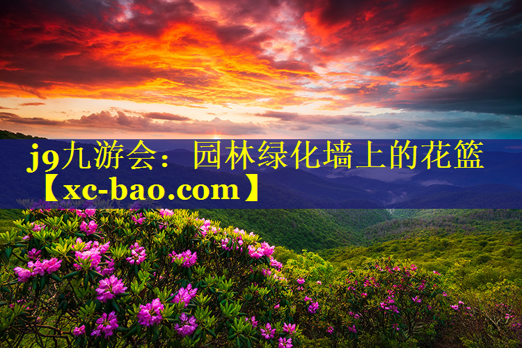园林绿化墙上的花篮